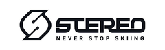 Stereo Skis logo – high-end ski gear for Jackson Hole adventures, available at Mudroom.