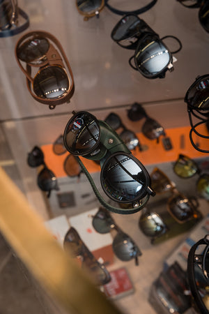 Sunglasses display at Mudroom in Jackson Wyoming