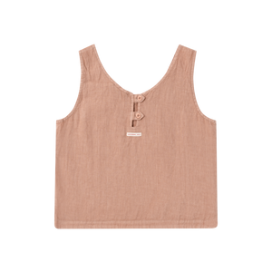 SAFARI LINEN TOP WOMENS