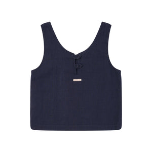 SAFARI LINEN TOP WOMENS