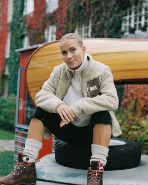 HEROES WOOL FLEECE JACKET WOMENS