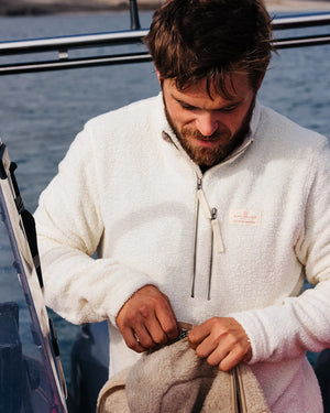 HUT HALF ZIP MENS