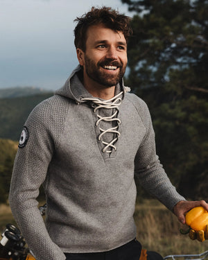 BOILED HOODIE LACED MENS